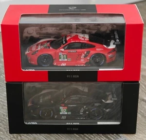 Juego de 2 coches Porsche 911 (991) RSR #91 #92 - Le Mans 2020 edición limitada Spark 1:43 - Imagen 1 de 6