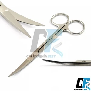 Dental Surgical Iris Curved Scissors 4.5'' Surgery For Trimming Gum Tissue Labs - Picture 1 of 5
