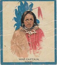 V254 1935 PAPOOSE INDIAN GUM, #15 "WAR CAPTAIN"!! CLASSIC CANADIAN SET!!