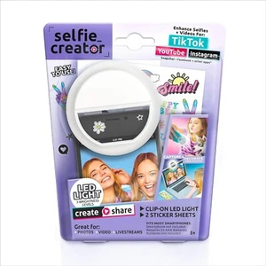 Clip on Selfie LED Ring Light with 3 Brightness Level - Picture 1 of 5