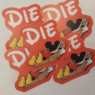 RETRO Disney STICKERS PACK OF FIVE ** WORLDWIDE 🌐 SHIPPING ** - Image 1 of 4