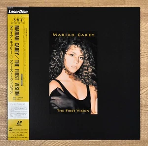 MARIAH CAREY / THE FIRST VISION Laserdisc JAPAN LD w/OBI CSLM-796 - Picture 1 of 3