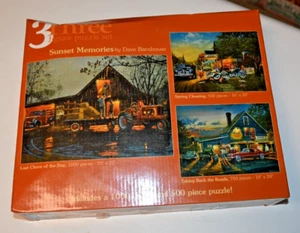 Empire Dave Barnhouse 3 Jigsaw Puzzle Set with Sealed Packages 2250 Pieces - Picture 1 of 7