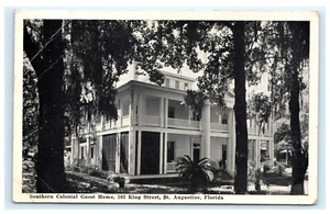 Southern Colonial Guest Home St. Augustine FL Florida 1949 postal A13 - Imagen 1 de 2