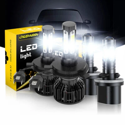 Para Hyundai Tucson 2010-2012 4x faros LED H4+880 haz alto y bombilla antiniebla Foto 1 de 4