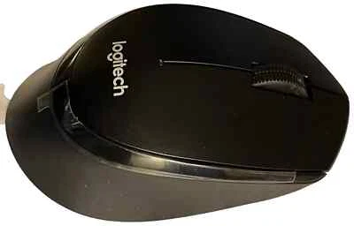 Logitech SILENT Wireless Optical Mouse 330 with USB Nano Receiver - Black - Image 1 of 4