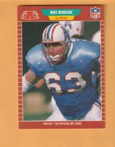 Mike Munchak Houston Oilers 1989 Pro Set #150 HOF Penn State 7K - Bild 1 von 2