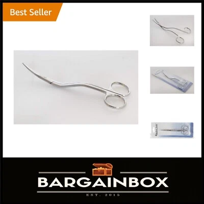 6-Inch Curved Handle Embroidery Scissors - Ergonomic Design & Precision Blades - Image 1 of 4