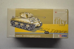 Tanque Sherman Corgi US51024 M-4 dorado edición aniversario 50 escala 1:50 - Imagen 1 de 5