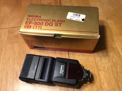 Sigma EF-500 DG ST Flash For Nikon iTTL ex. Condition  - Image 1 of 4