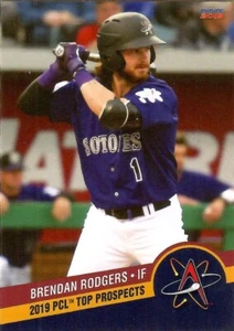 Brendan Rodgers 2019 Pacific Coast League Top Prospects #2 - Imagen 1 de 2