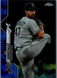 Topps Chrome Sapphire Edition #414 2020 Gio Gonzalez Chicago White Sox - Imagen 1 de 2