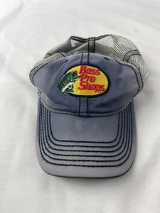 Bass Pro Shops Trucker Hat Baseball Cap Gray Mesh Fishing Hunting - Picture 1 of 7