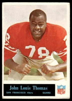 1965 Philadelphia John Thomas Rookie San Francisco 49ers #181 - Image 1 of 2