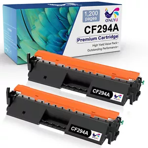 2PK Black CF294A 94A Toner Cartridge for HP Laserjet Pro M118dw 148dw Printers - Picture 1 of 5
