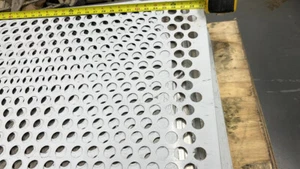 Stainless steel perforated sheet, 22GA(0.03")1" Diameter Holes 24"x16" - Picture 1 of 1