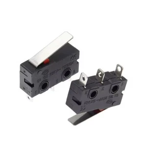 Microinterruptor de límite x2 16 mm palanca contacto normalmente abierto/normalmente cerrado 250 VCA 5A - Imagen 1 de 5