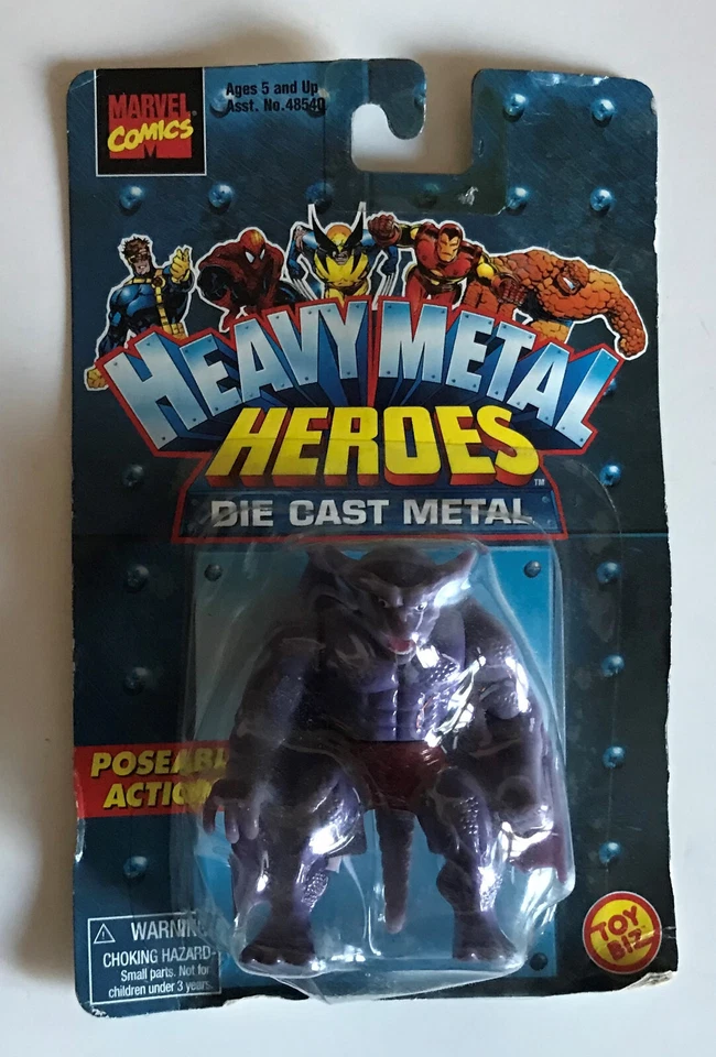 Marvel Die Cast Poseable Heavy Metal Heroes Mr Sinister Action Figure 1997