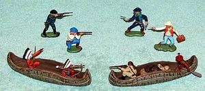 Britain's Harold & Swoppet - "Canoes, Fur Trader, Indians, Cowboys, Bank Robber" - Picture 1 of 1