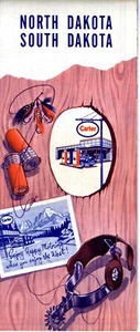 1952 Carter Oil Road Map: North Dakota South Dakota NOS - Picture 1 of 1