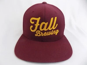 YP Classics Fall Brewing Co Merchandise High Profile Maroon Cap w/ Gold Snapback - Picture 1 of 9