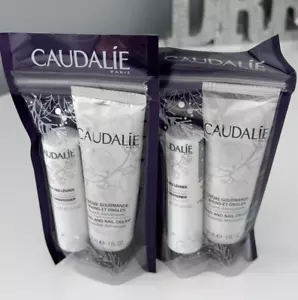 2x Caudalie Duo Set Hand Nail Cream + Lip Conditioner - Picture 1 of 1