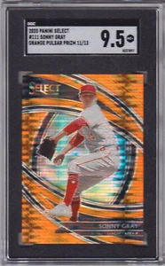 2020 Panini Select #111 SONNY GRAY SGC 9.5 Mint+ Orange Pulsar Prizm /13 LOW POP - Picture 1 of 4
