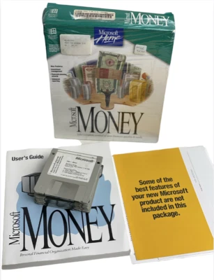 Microsoft Money 1994 10x Disketten Microsoft Home RAR Büro Finanzen - Bild 1 von 3
