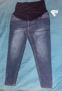 2 Time and Tru Maternity Denim Skinny Jeans L/G (12-14) NEU - Bild 1 von 3
