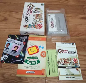 SFC Chrono Trigger with Box, Manual & Appendix Square Soft Working Japan F/S - Picture 1 of 3