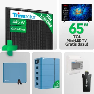 AKTION: 13.35 kWp Solaranlage mit 10 kWh Speicher + TCL 65` Smart TV Geschenkt - Bild 1 von 10