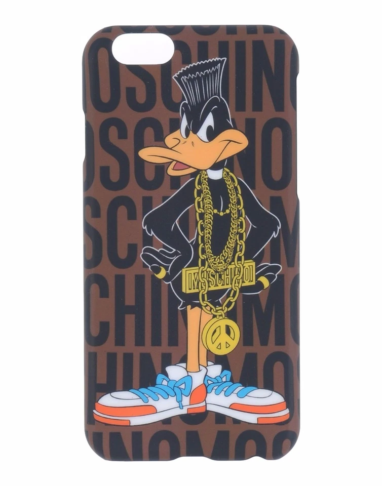 AW15 Moschino Couture Джереми Скотт DAFFY DUCK Looney Tunes чехол для iPhone 6/6с - Изображение 1 из 4