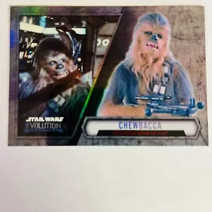 2016 Star Wars Evolution Base Card #58 Chewbacca: Millennium Falcon Co-Pilot - Picture 1 of 2