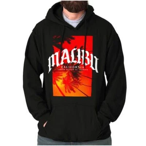 Malibu California United States of America Hoodie Hooded Sweatshirt Men Women - Picture 1 of 7