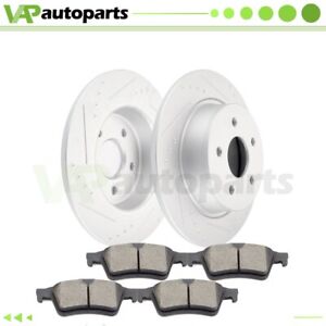 For Buick Lucerne 2006 - 2011 Rear Brake Discs Rotors and Ceramic Pads 280mm
