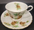 Clarence England Bone China Pine Cone Footed Cup and Saucer Set 831/76