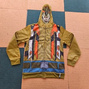 Fortnite Youth Large Sweatshirt Direwolf Cosplay Hoodie Mesh Face Full Zip G5b - Picture 1 of 10