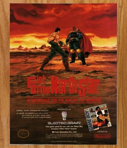 Fist of the North Star Game Boy Nintendo - Video Game Print Ads Poster Art 1991 - Picture 1 of 3