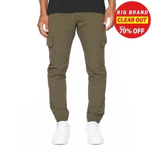 Kings Will Dream Waylon Mens Casual Desinger Trousers Cargo Pant Green - Picture 1 of 5