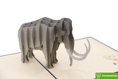 GREENHANDSHAKE Elephant, Pop Up Card, 3D Popup Greeting Cards for all occasion