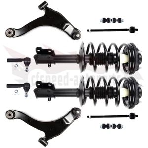 For 00-05 Dodge Neon Front Complete Struts Sway Bar Control Arms Tie Rods Kits - Picture 1 of 14