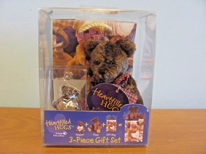 NIB BOYD'S BEARS U.R. DEBEST SPECIAL HEARTFILLED HUGS 3 PIECE GIFT SET #94550KR - Picture 1 of 2