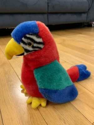 TY The Beanie Buddies Collection Jabber Parrot Bird Plush 10” Soft Toy 1999 VGC - Image 1 of 4