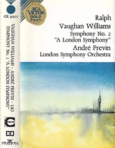 Vaughan Williams, Previn Symphony No. 2 "A London Symphony" CASSETTE ALBUM LSO - Picture 1 of 15