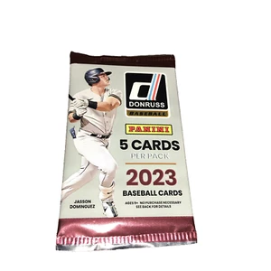 (1) 2023 Panini Donruss Baseball Pack-5 Cards-Factory Sealed-Free Shipping!!! - Picture 1 of 4