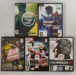 lote 5 juegos variados futbol para pc - Imagen 1 de 4