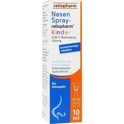 NASENSPRAY-ratiopharm Kinder kons.frei 10 ml PZN 00999854