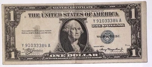 Stati Uniti USA 1 Dollaro 1940 America Guerra Ebraica Morgenthau Parte Superiore - Foto 1 di 4