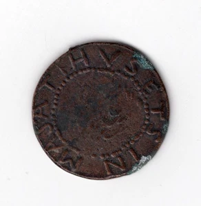 1652 Massachusetts Quercia Scellino Omaggio Gettone Moneta Medaglia 28 - Foto 1 di 2