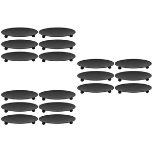  3 PCS Metal Candlestick Tabletop Arrangement Holder Creative Tray - Picture 1 of 12